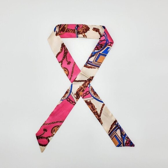 Skinny Scarf | Hand Bag, Neck Scarf (2 pieces) - Color Set 8 / Brand NEW - Picture 7 of 16